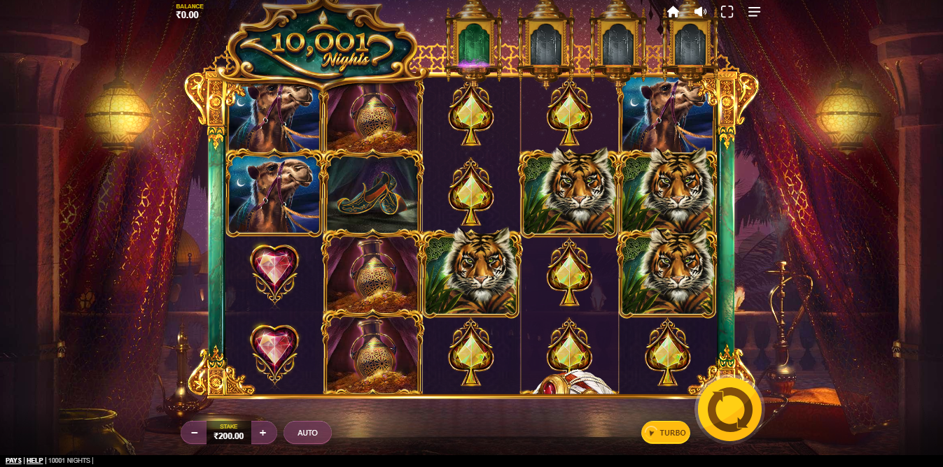 《10001 Nights》RT slot machine game detailed introduction
