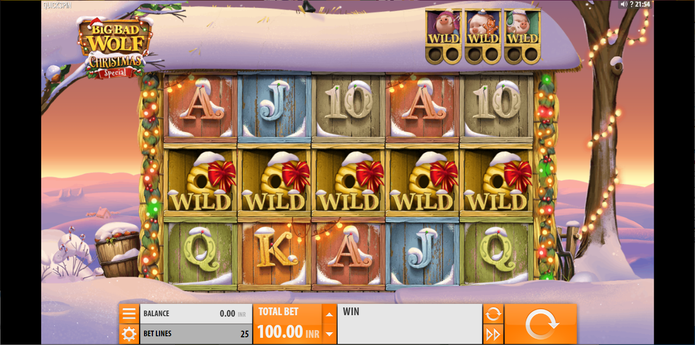 《Big Bad Wolf Christmas Special》QS slot machine game detailed introduction