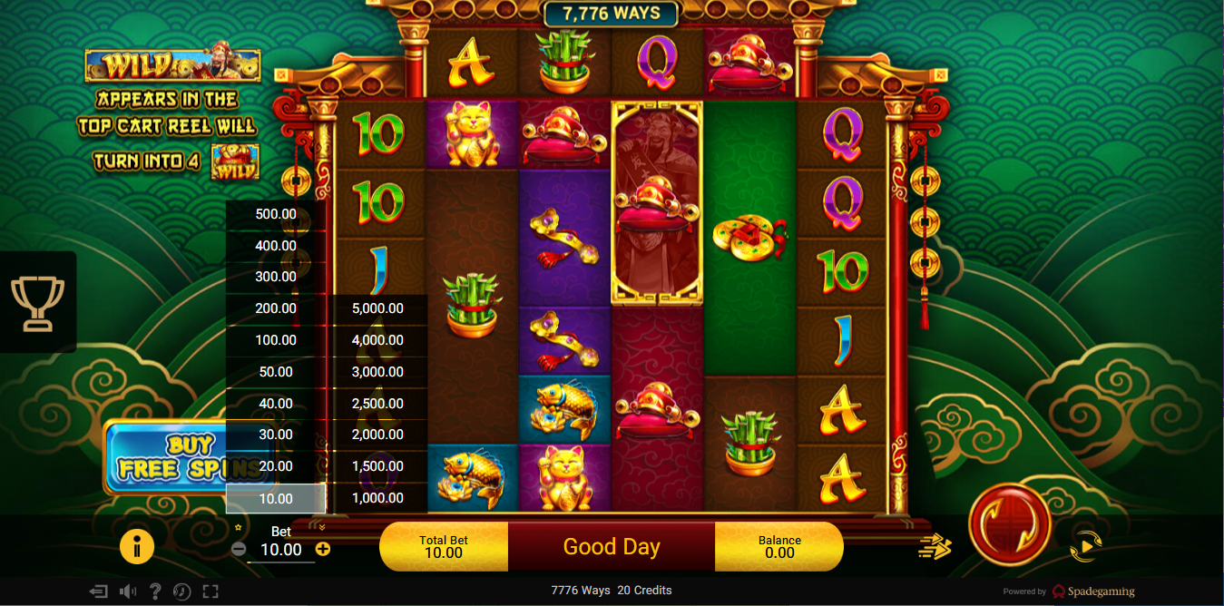 《Caishen》SG slot machine game detailed introduction