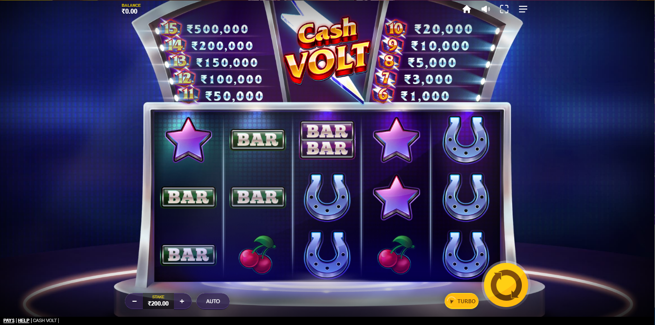 《Cash Volt》RT slot machine game detailed introduction