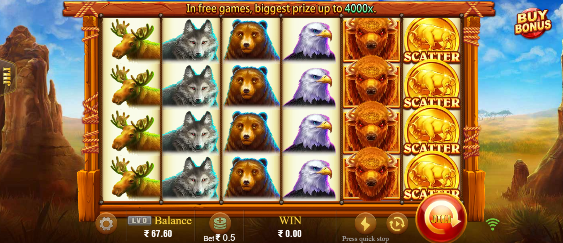 《Charge Buffalo》JILI’s Slot Game introduction