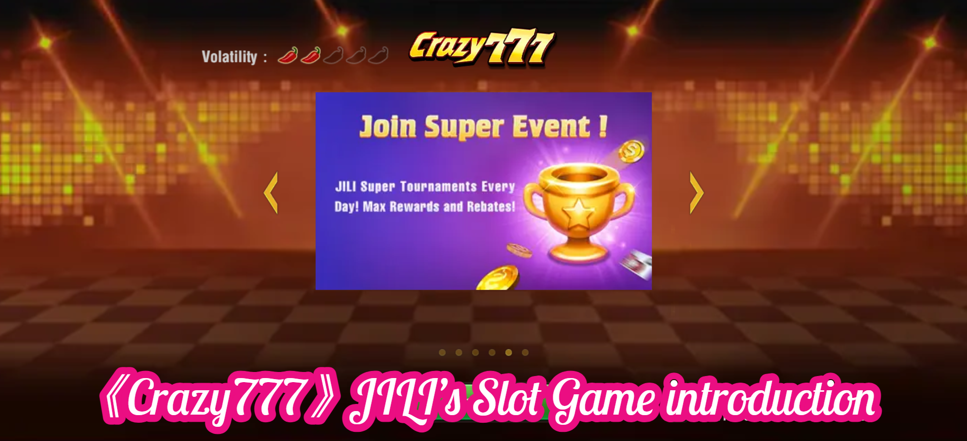 《Crazy777》JILI’s Slot Game introduction