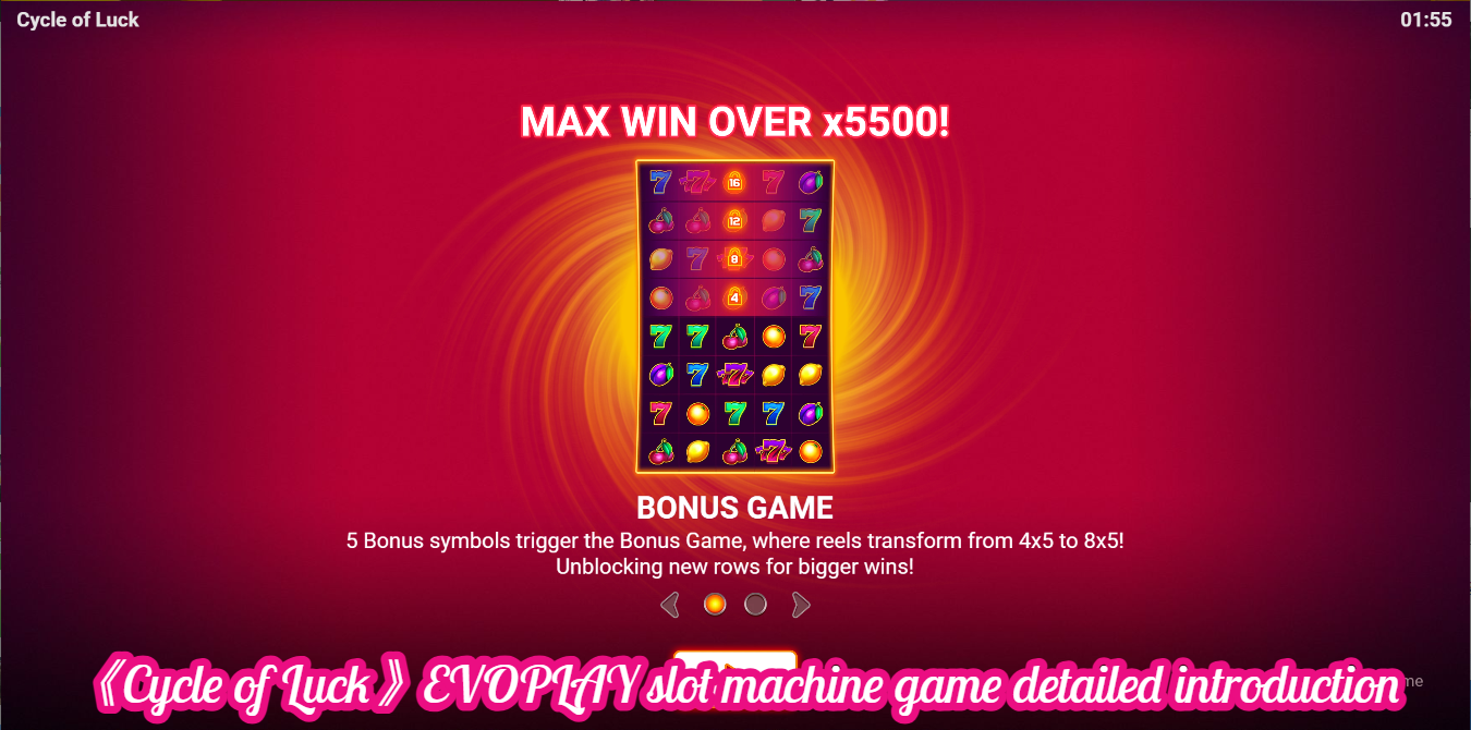 《Cycle of Luck》EVOPLAY slot machine game detailed introduction