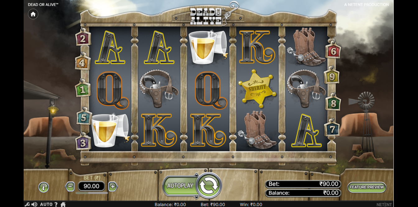 《Dead or Alive》NT slot machine game detailed introduction