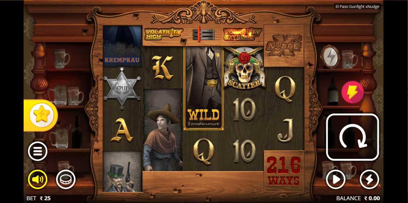 《El Paso Gunfight xNudge》NLC slot machine game detailed introduction