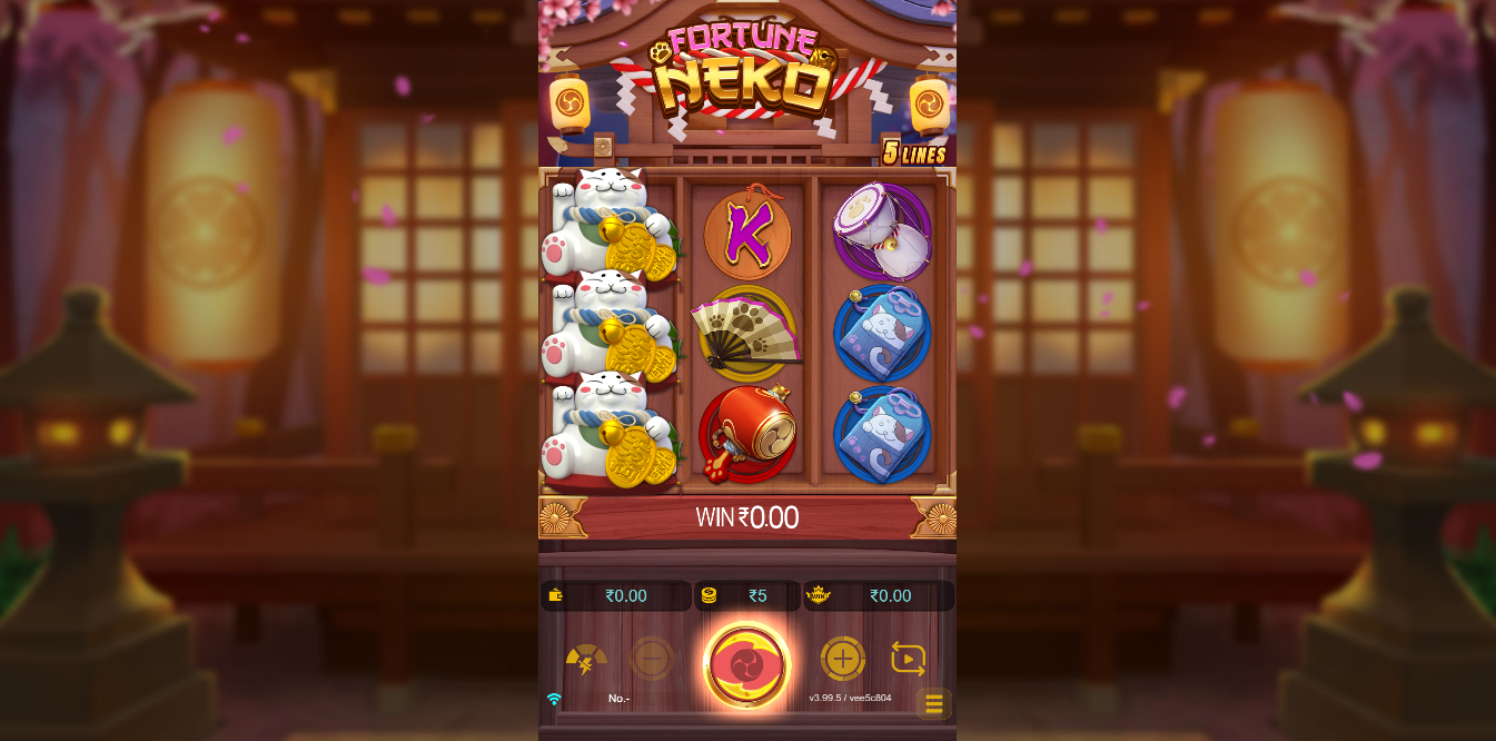 《Fortune Neko》JBD slot machine game detailed introduction