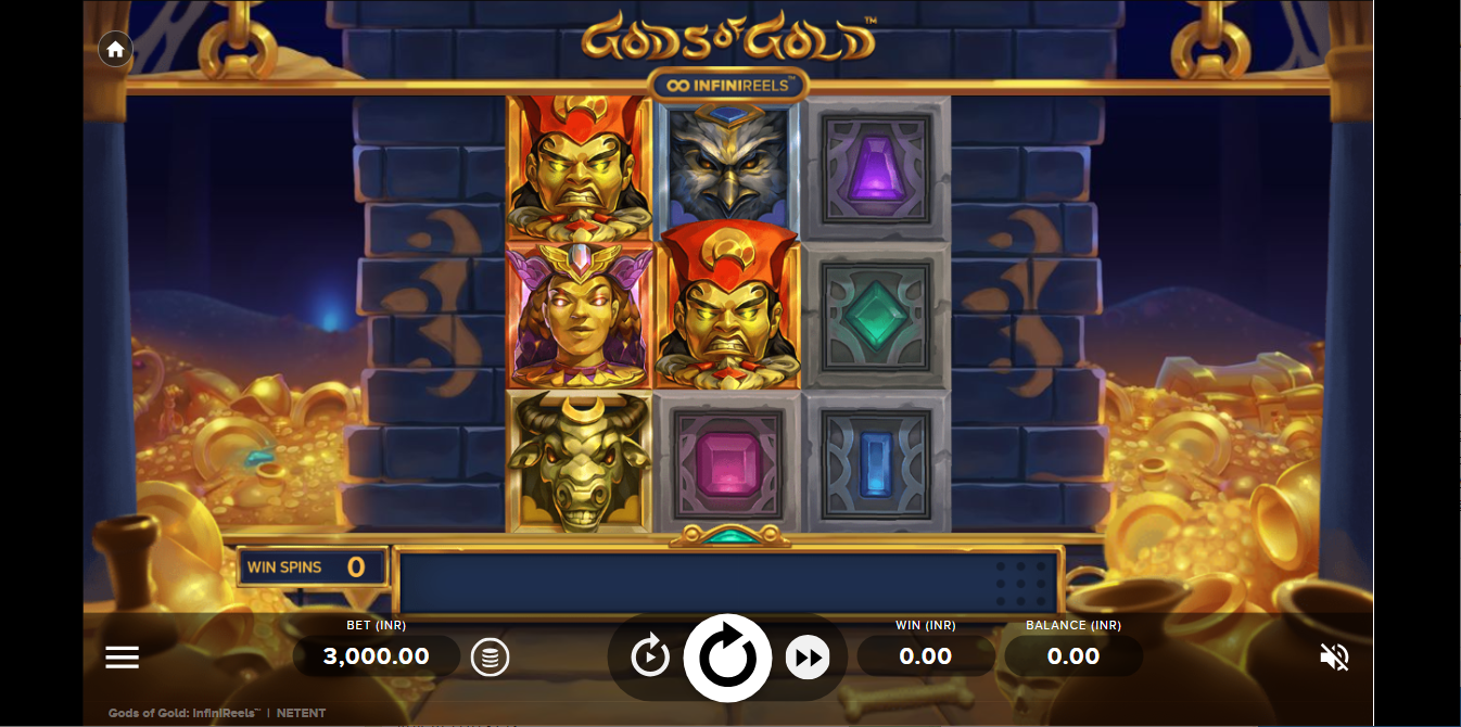《Gods Of Gold InfiniReels》NT slot machine game detailed introduction