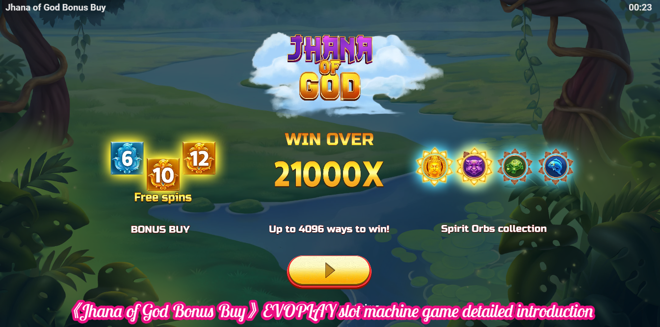 《Jhana of God Bonus Buy》EVOPLAY slot machine game detailed introduction