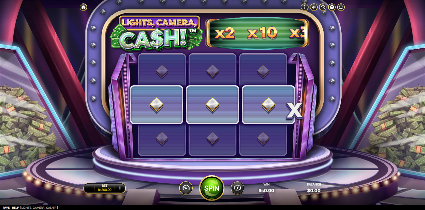 《Lights, Camera, Cash!™》NT slot machine game detailed introduction