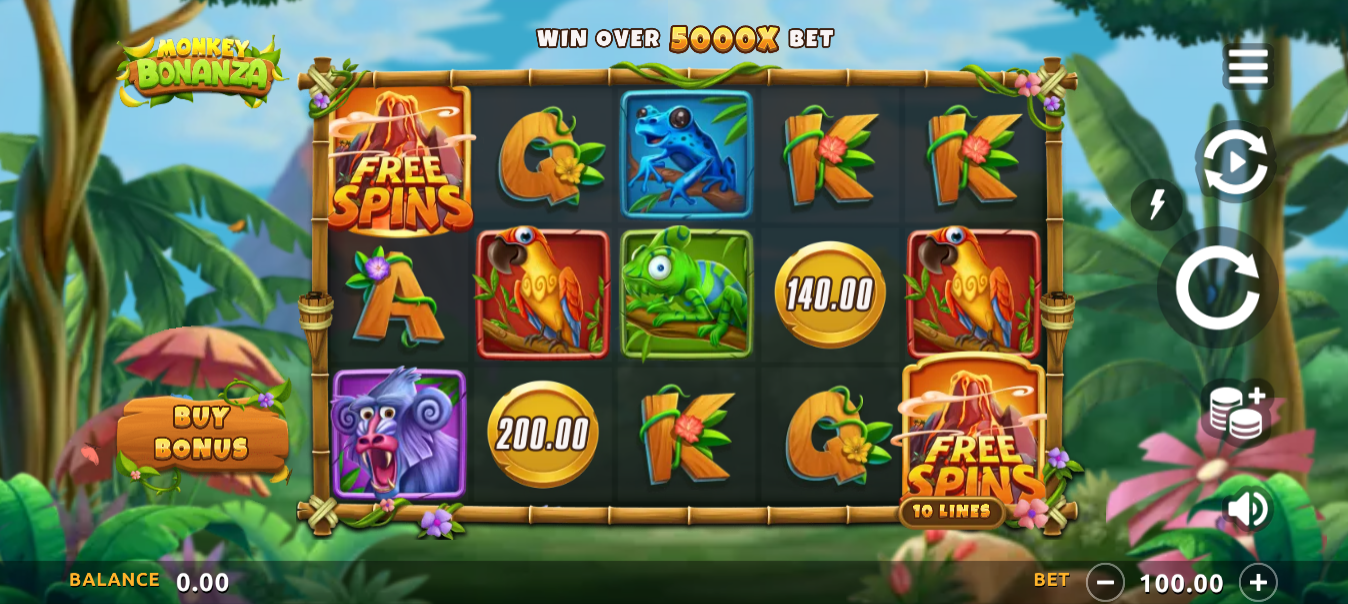 《Monkey Bonanza》MG slot machine game detailed introduction
