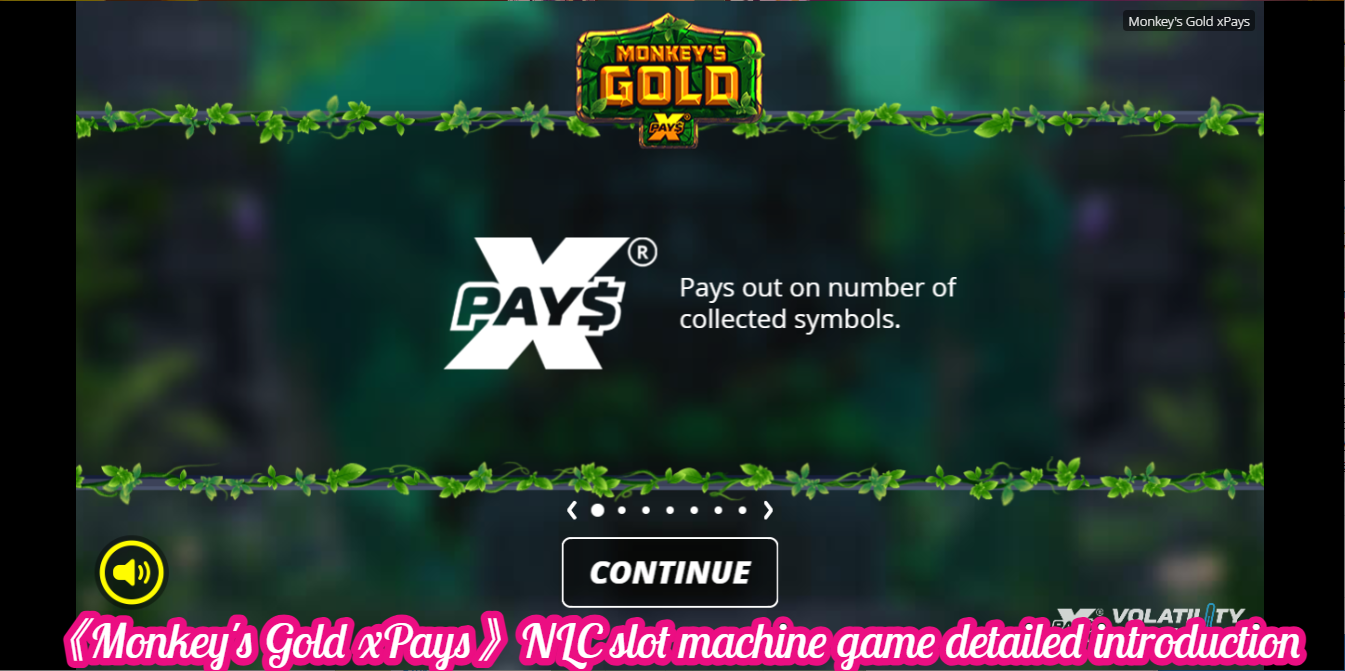 《Monkey's Gold xPays》NLC slot machine game detailed introduction