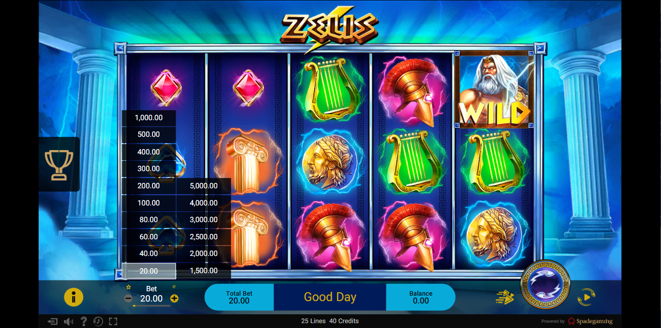 《ZEUS》SG slot machine game detailed introduction