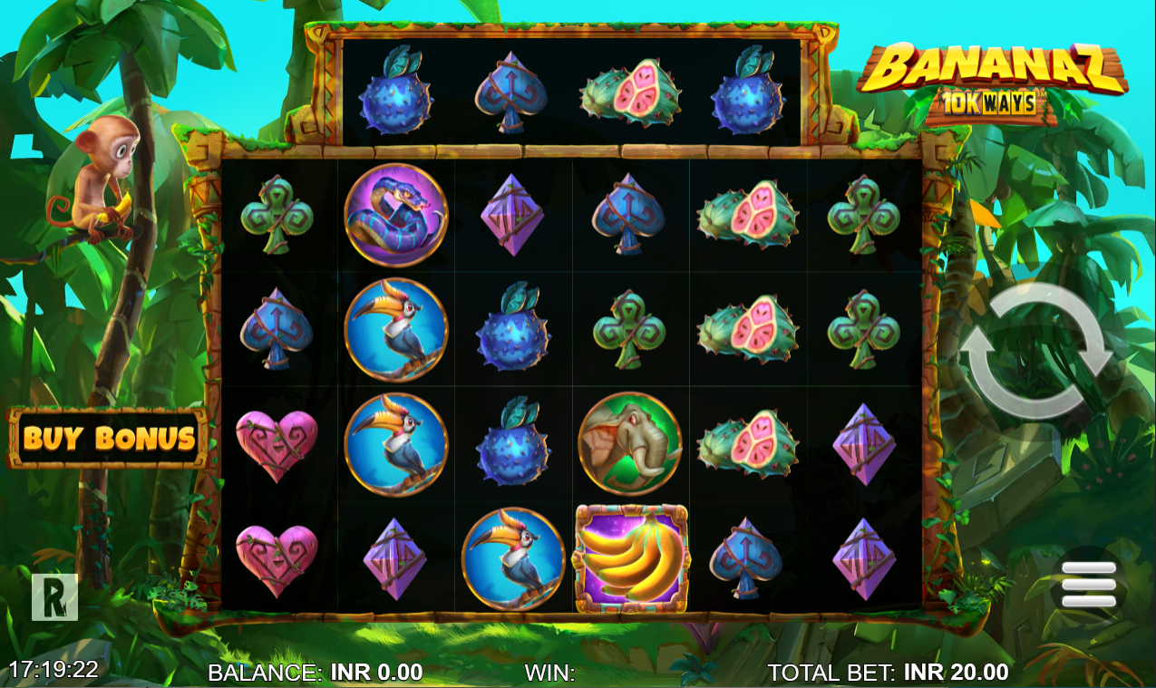 《Bananaz 10k Ways》RELAX slot machine game detailed introduction