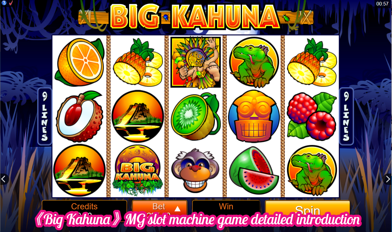 《Big Kahuna》MG slot machine game detailed introduction