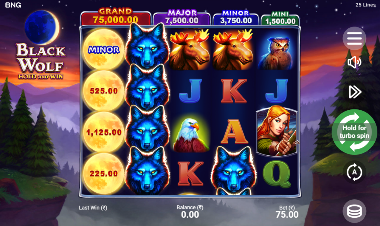 《Black Wolf》BNG slot machine game detailed introduction