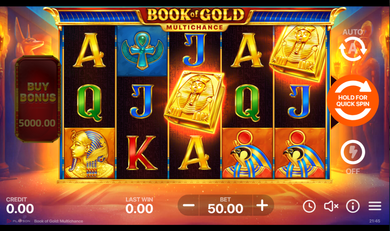 《Book of Gold Multichance》PLS slot machine game detailed introduction