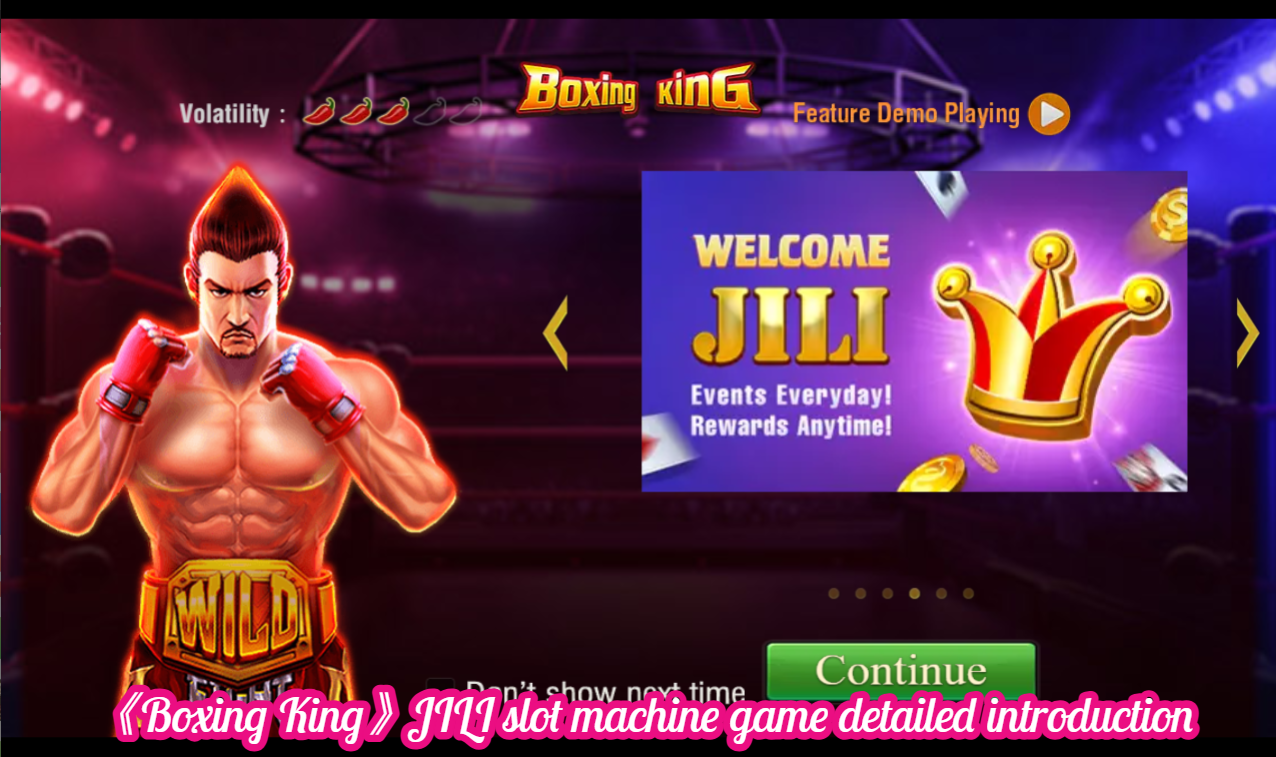 《Boxing King》JILI slot machine game detailed introduction