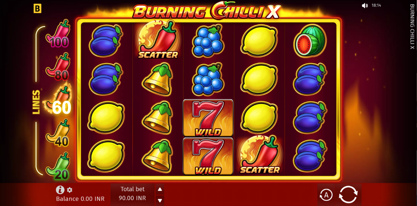 《Burning Chilli X》BGAMING slot machine game detailed introduction