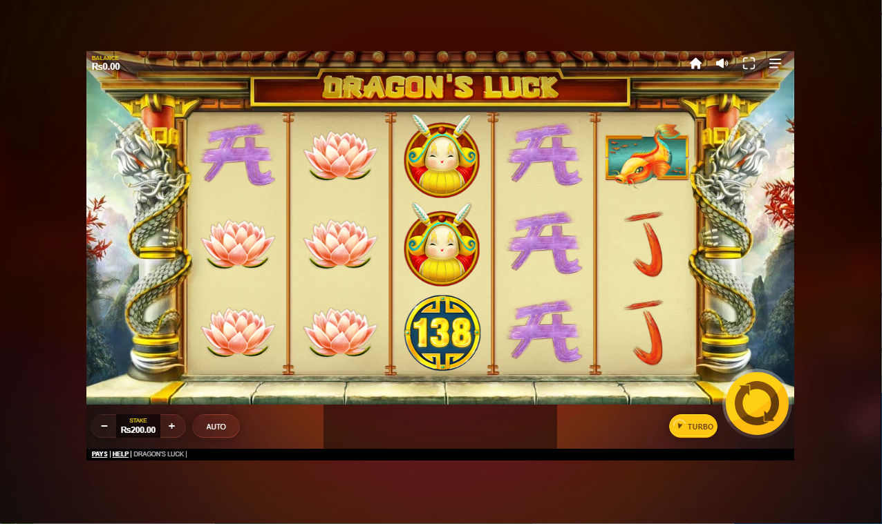 《Dragon's Luck》DB slot machine game detailed introduction