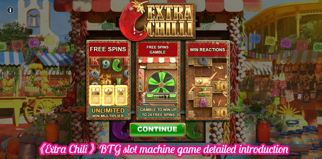 《Extra Chili》BTG slot machine game detailed introduction
