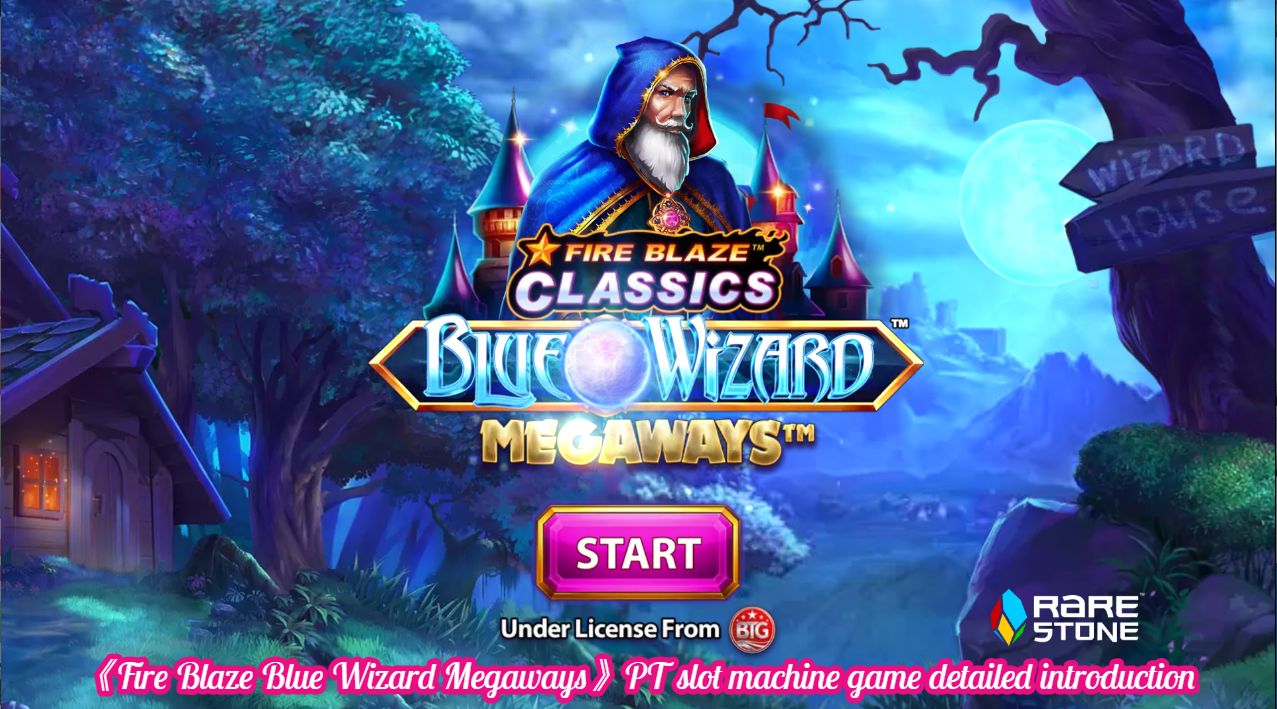 《Fire Blaze Blue Wizard Megaways》PT slot machine game detailed introduction