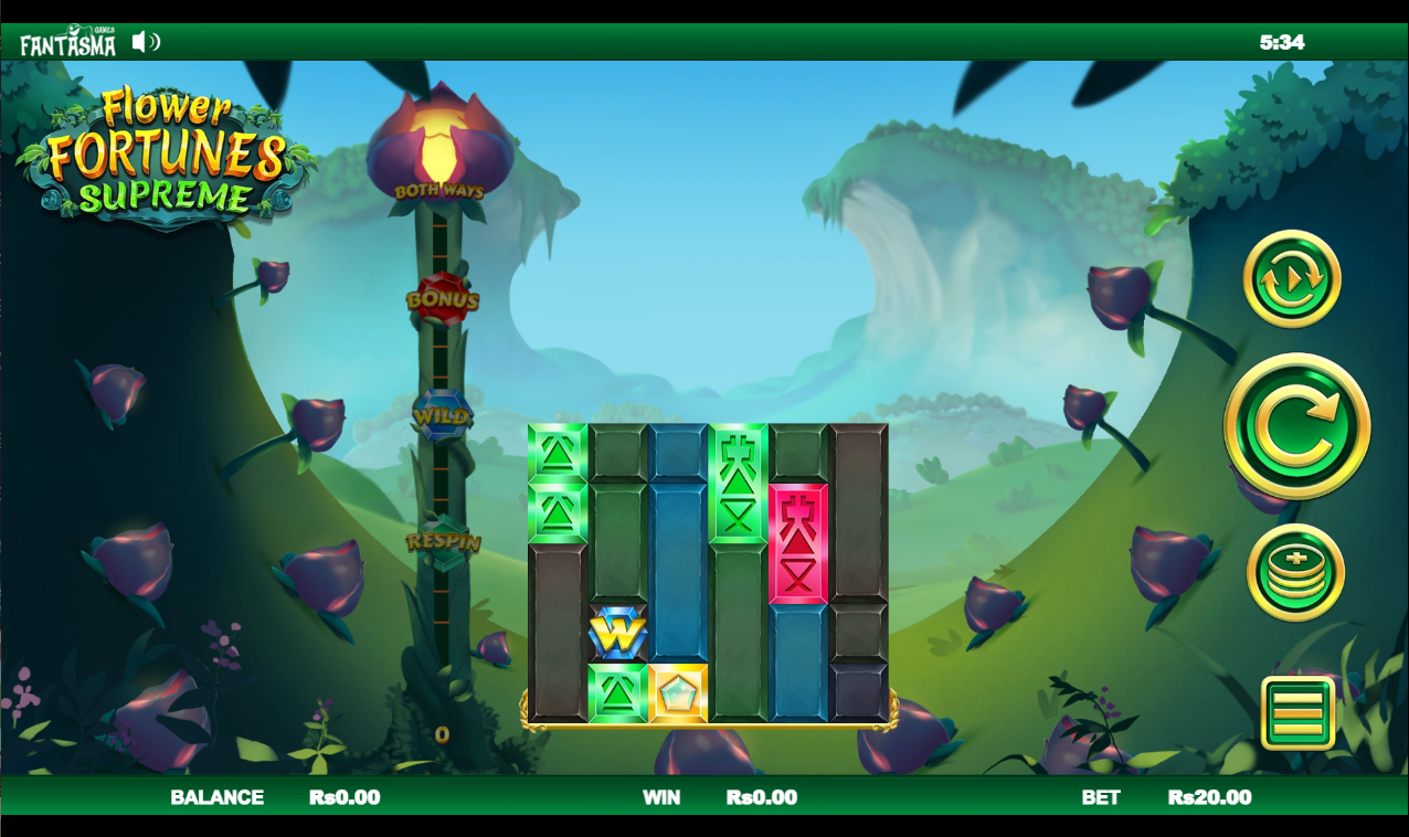 《Flower Fortunes Supreme》RELAX slot machine game detailed introduction