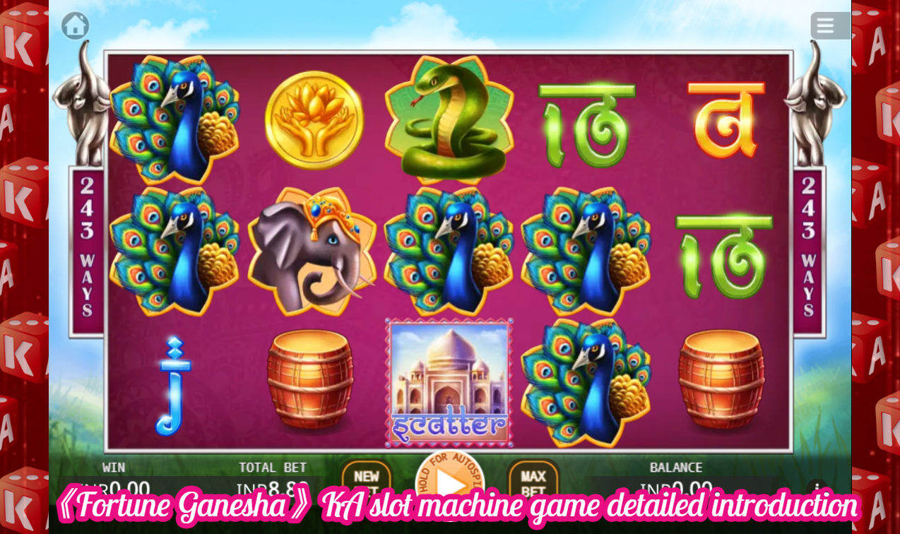 《Fortune Ganesha》KA slot machine game detailed introduction