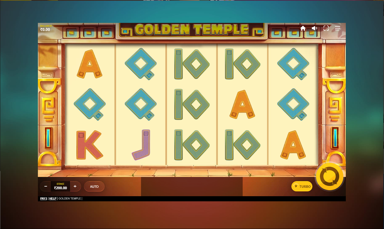 《Golden Temple》RT slot machine game detailed introduction