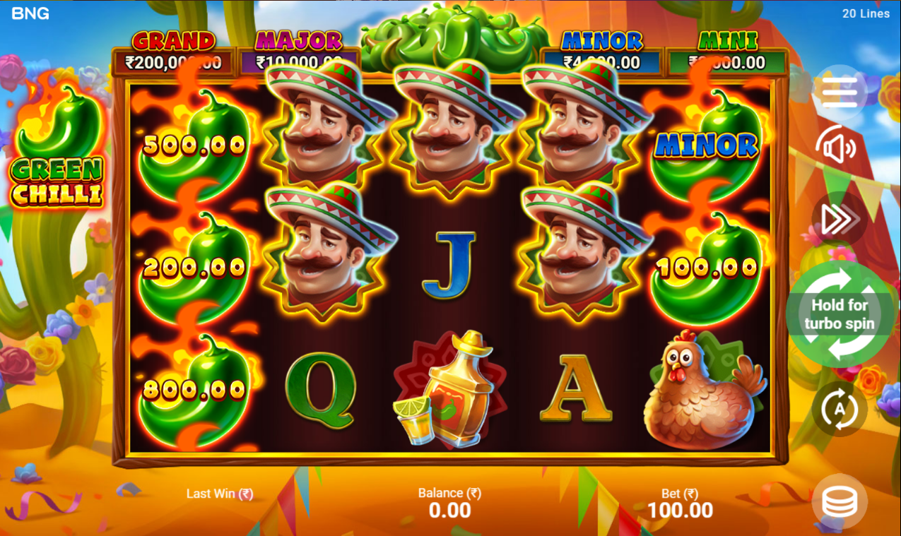 《Green Chilli》BNG slot machine game detailed introduction