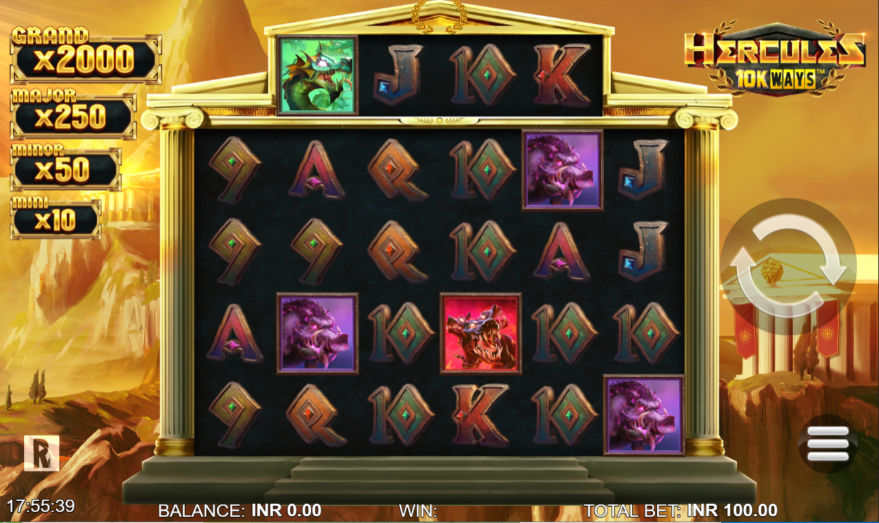 《Hercules 10K Ways》RELAX slot machine game detailed introduction