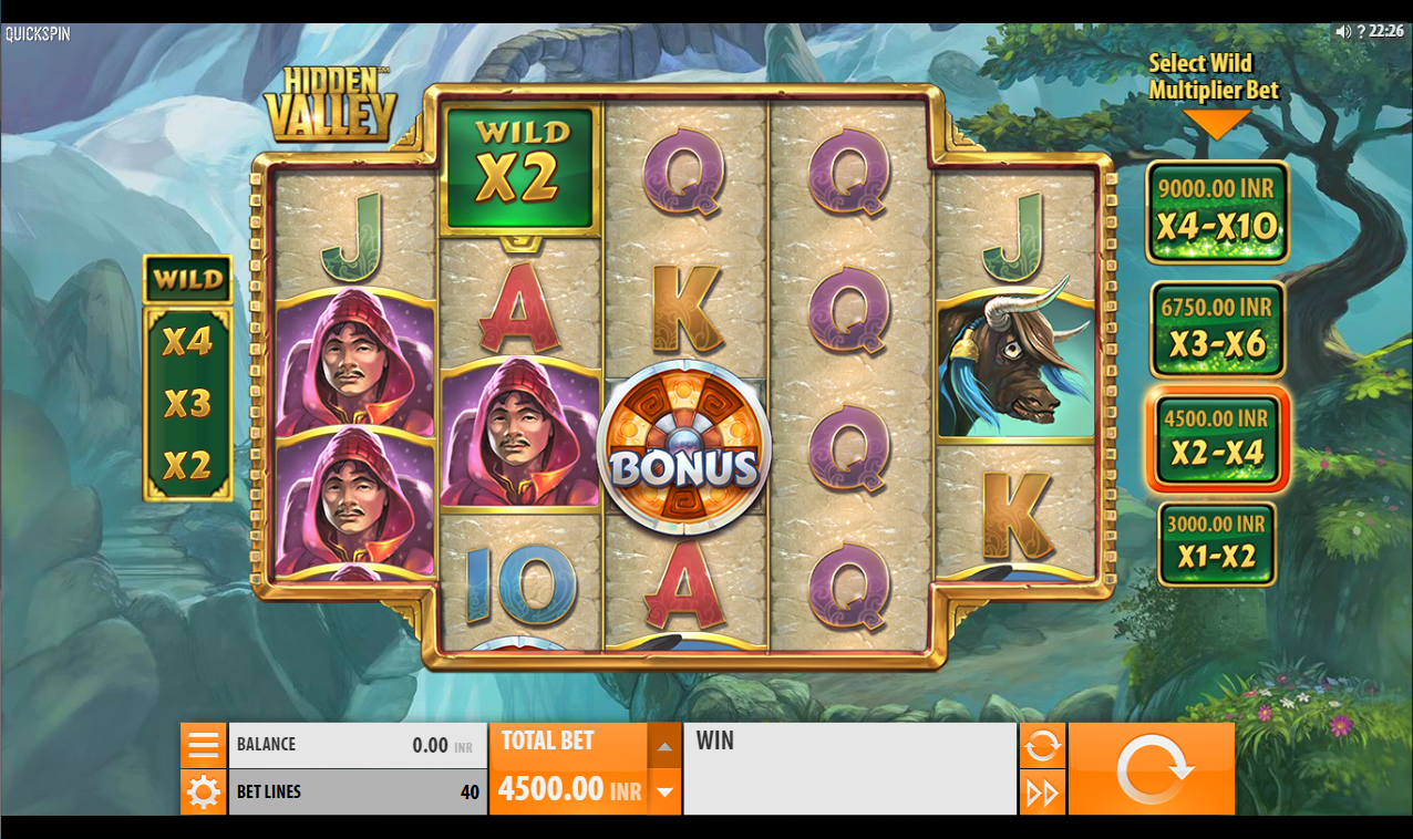 《Hidden Valley》QS slot machine game detailed introduction