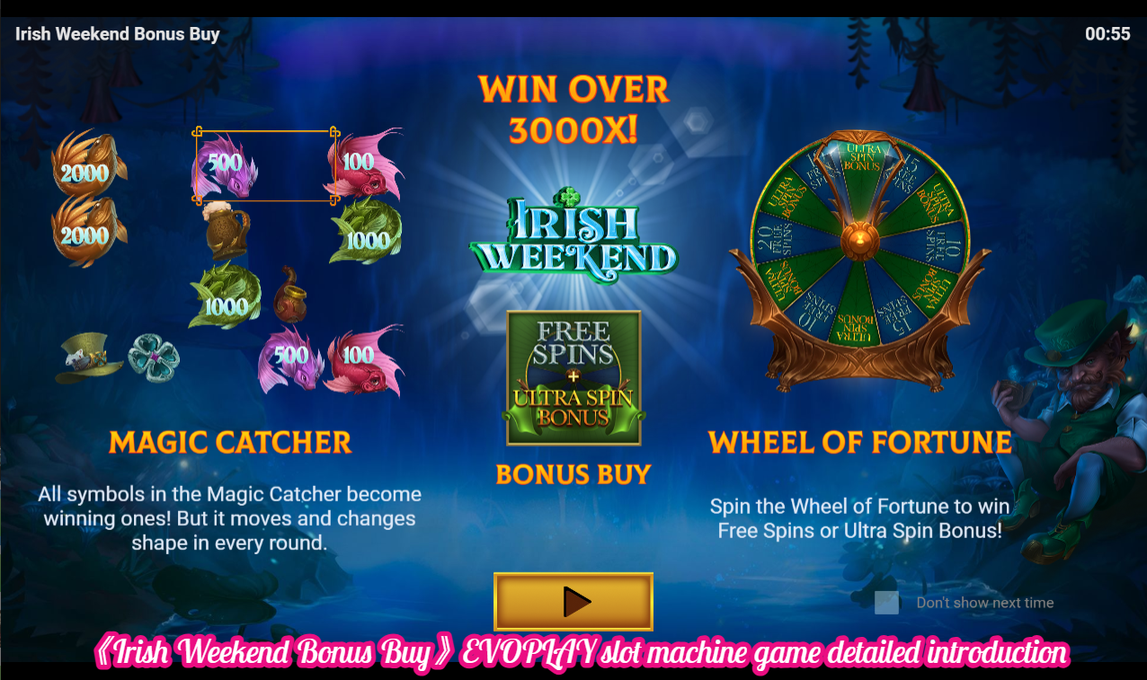 《Irish Weekend Bonus Buy》EVOPLAY slot machine game detailed introduction