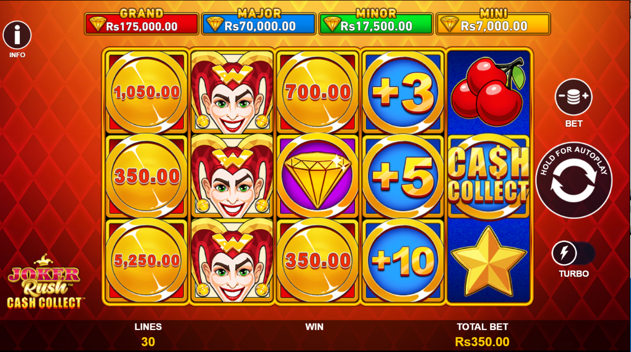 《Joker Rush Cash collect》PT slot machine game detailed introduction