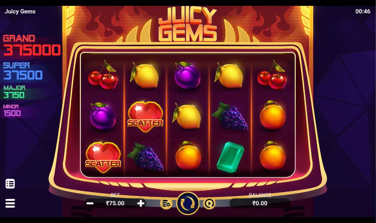 《Juicy Gems Bonus Buy》EVOPLAY slot machine game detailed introduction