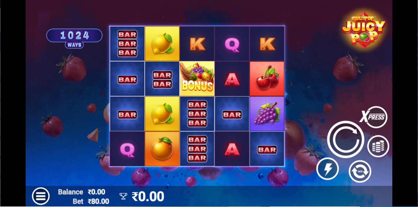 《JuicyPop》AUX slot machine game detailed introduction