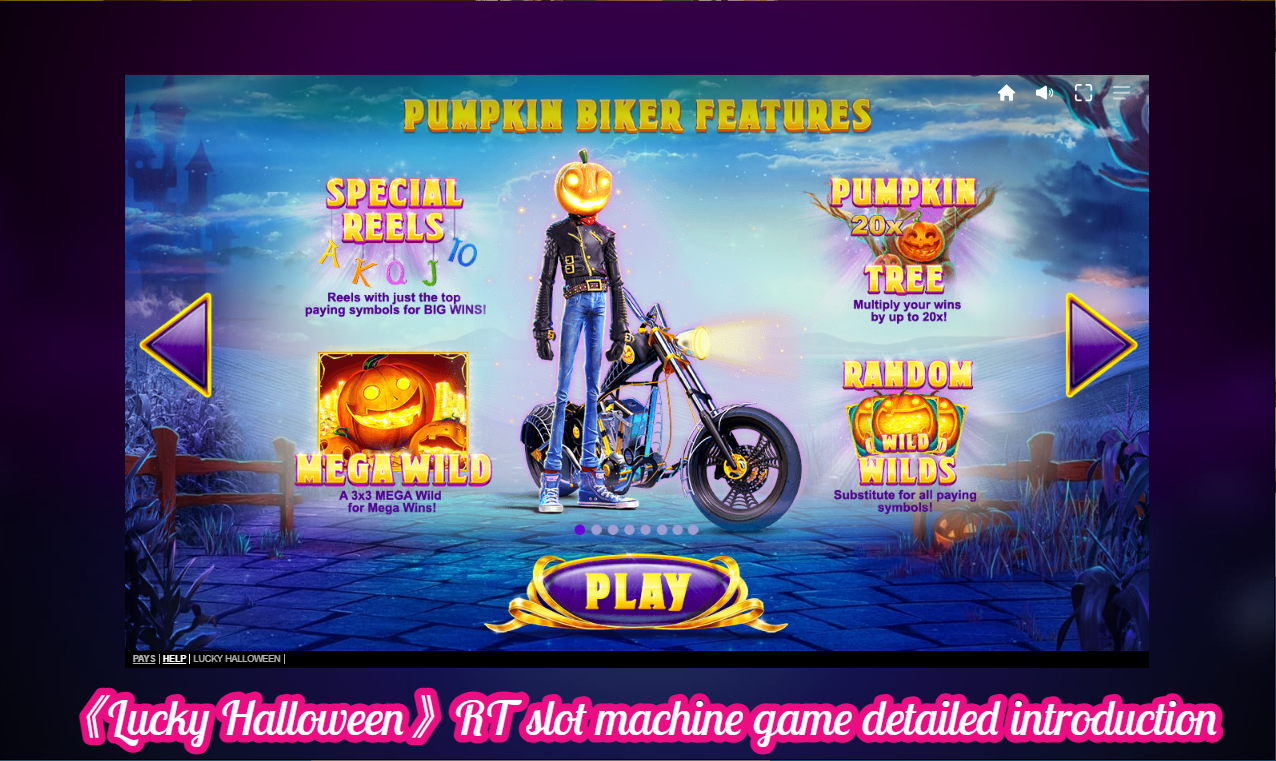 《Lucky Halloween》RT slot machine game detailed introduction