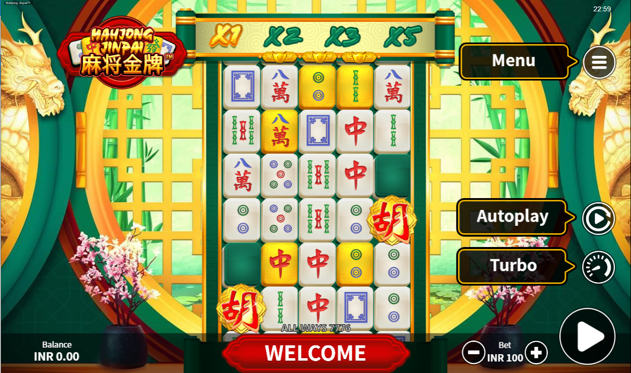 《Mahjong Jinpai™》SW slot machine game detailed introduction