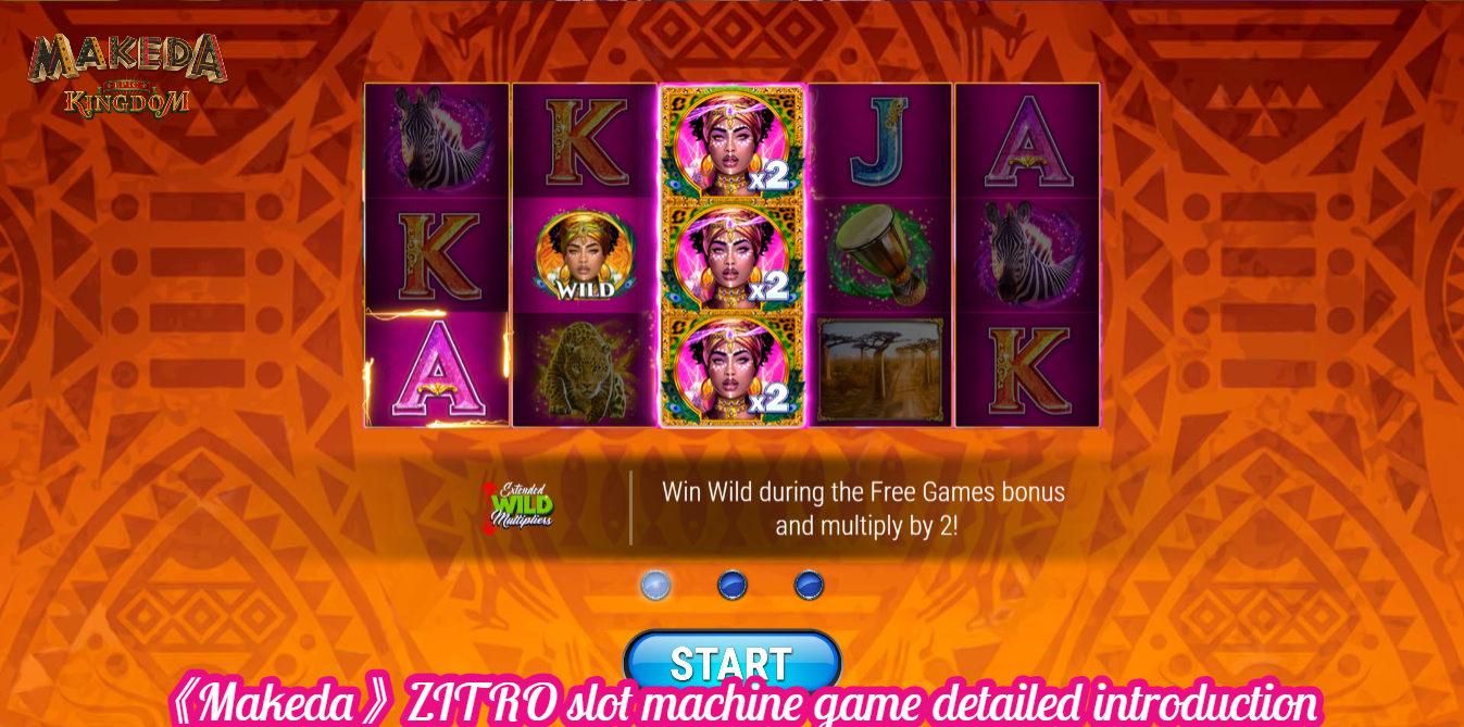 《Makeda》ZITRO slot machine game detailed introduction