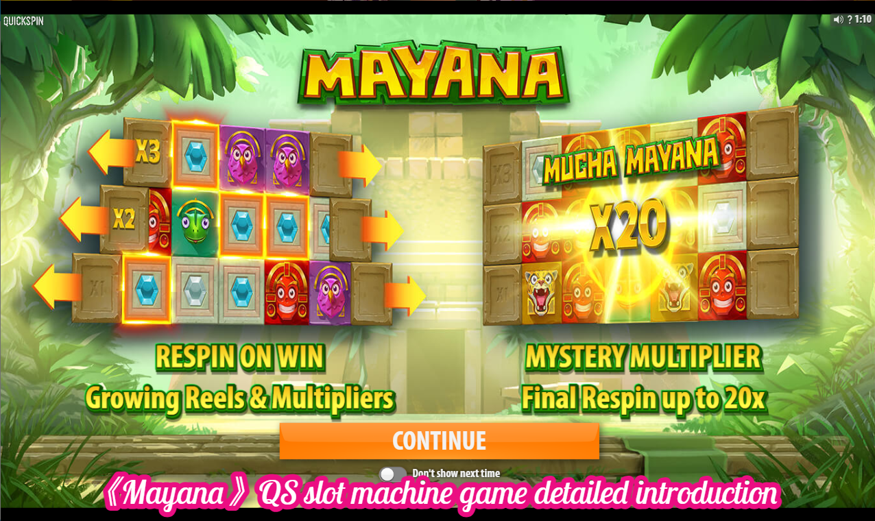 《Mayana》QS slot machine game detailed introduction