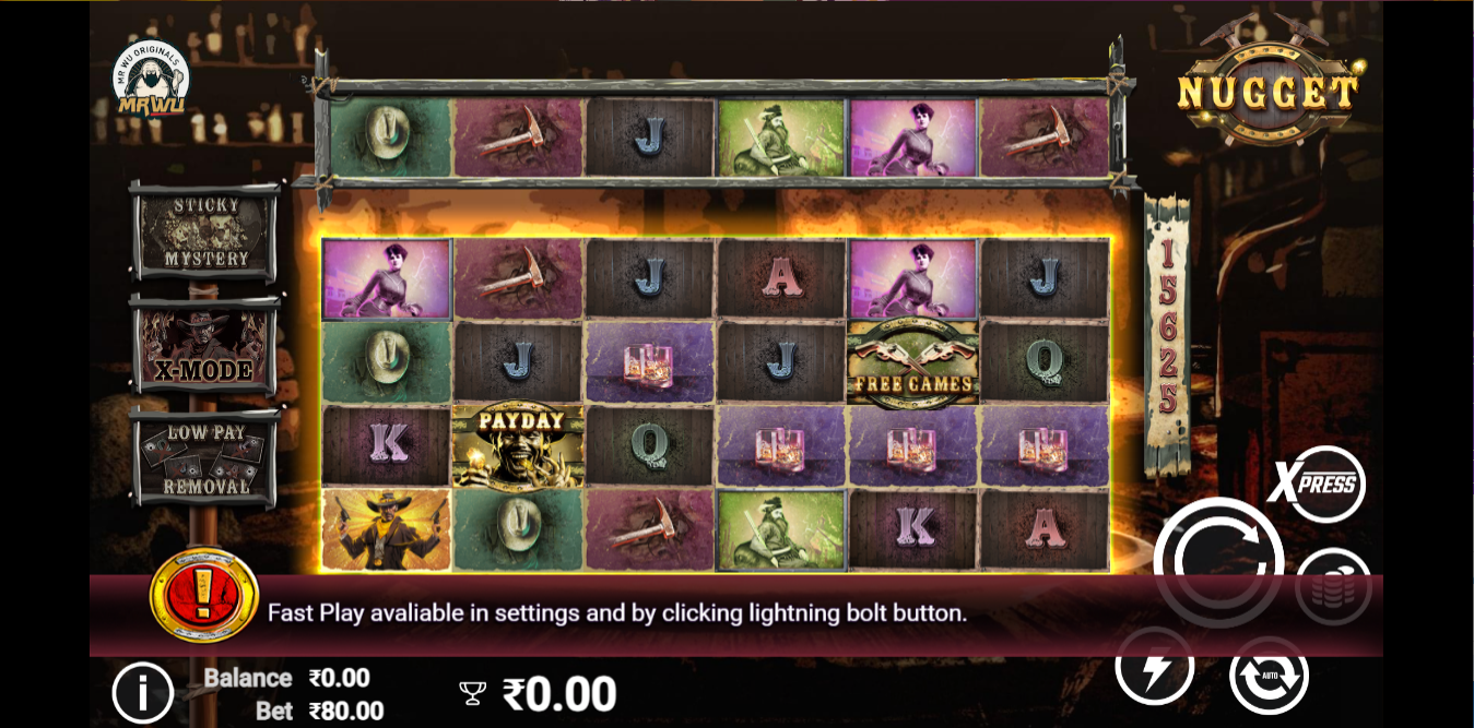 《Nugget》AUX slot machine game detailed introduction