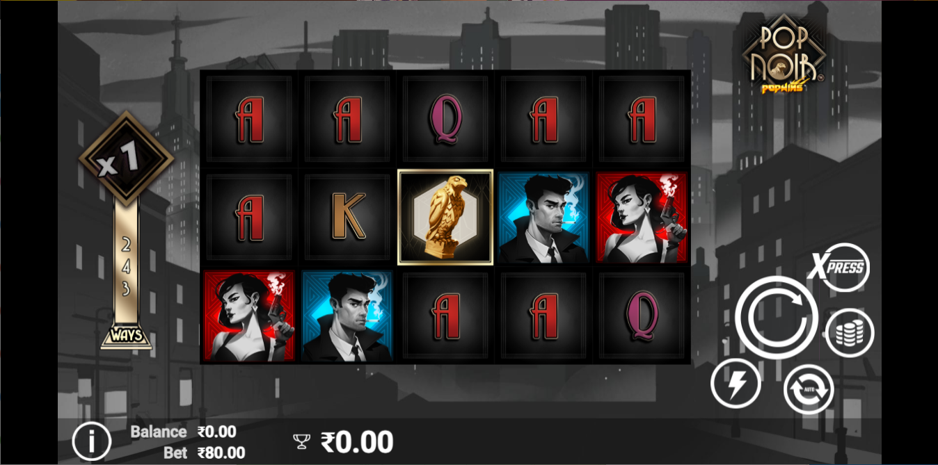 《Pop Noir》AUX slot machine game detailed introduction