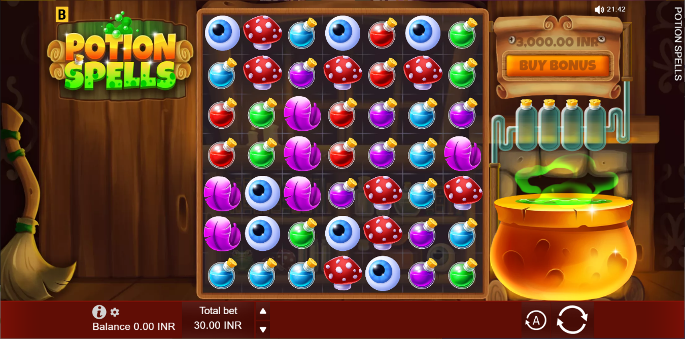 《Potion Spells》BGAMING slot machine game detailed introduction