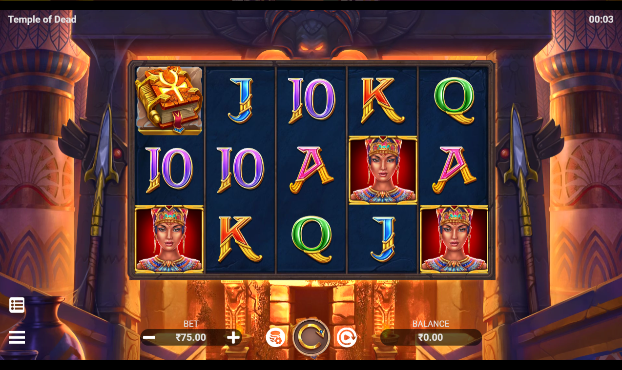 《Temple of Dead》EVOPLAY slot machine game detailed introduction