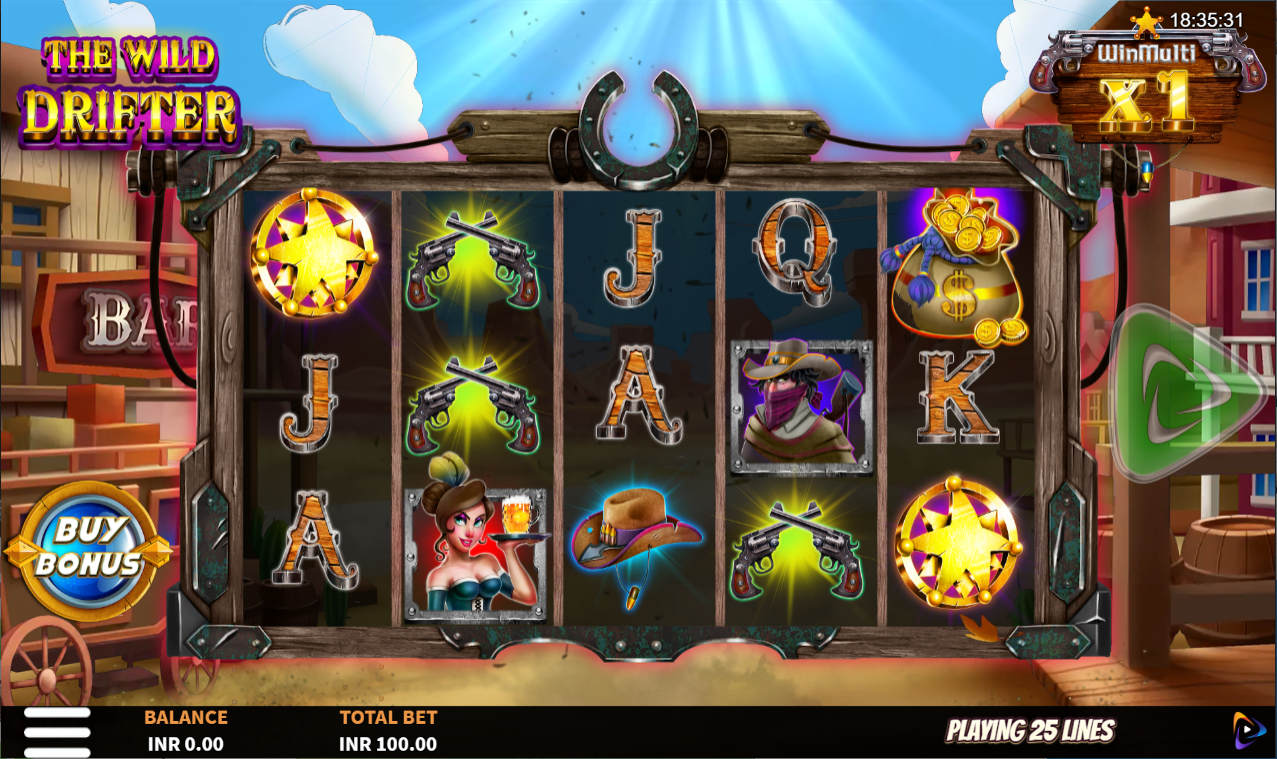 《The Wild Drifter》RELAX slot machine game detailed introduction