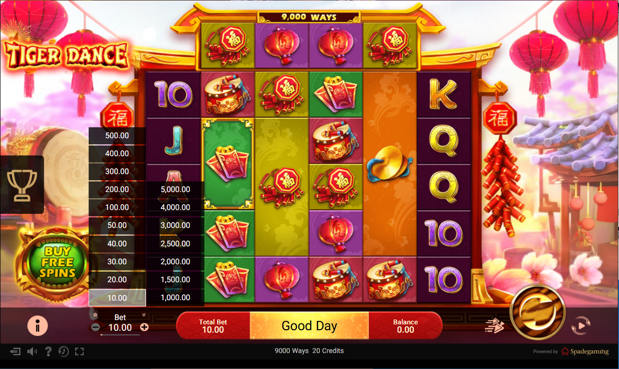 《Tiger Dance》SG slot machine game detailed introduction