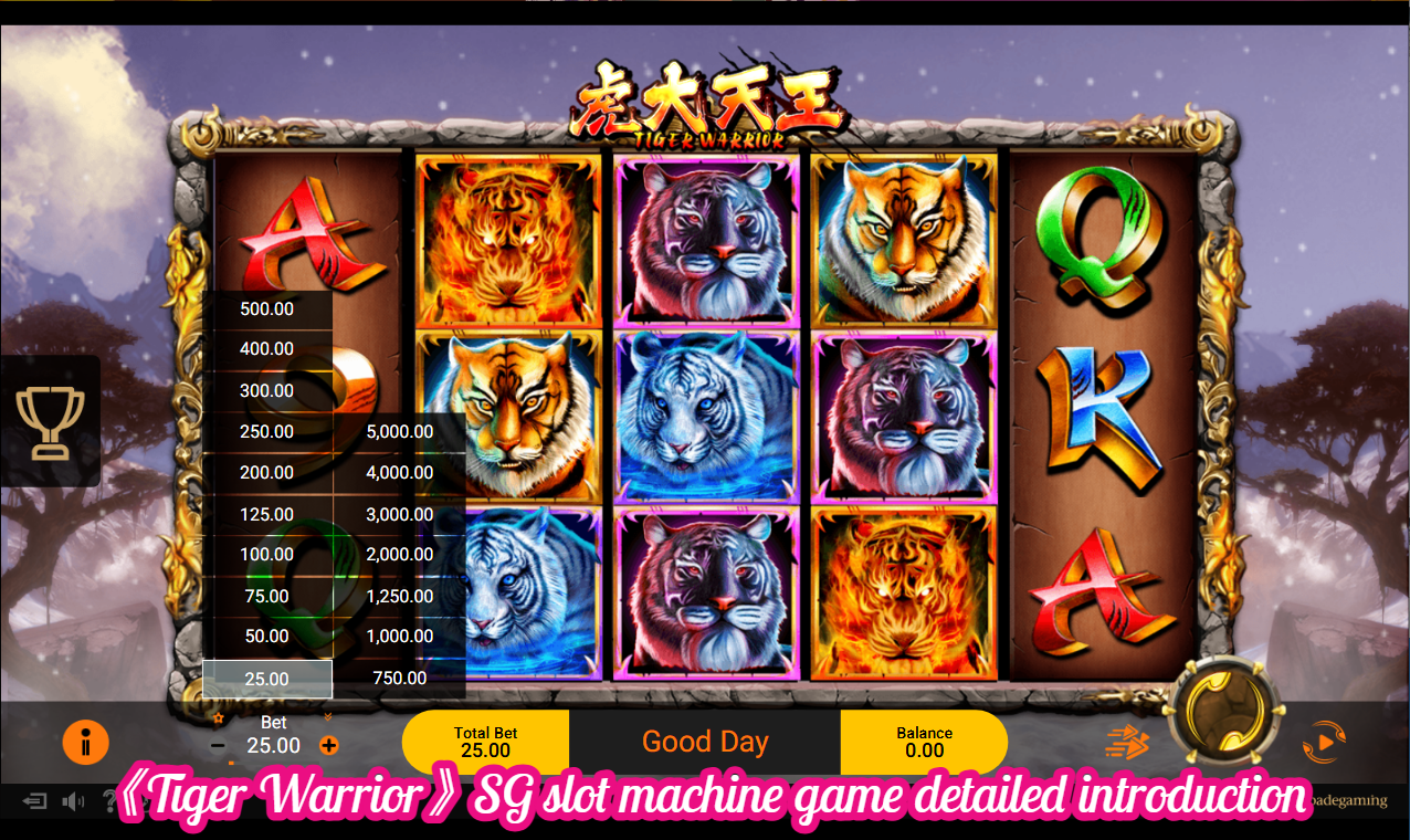 《Tiger Warrior》SG slot machine game detailed introduction