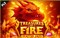 《Treasures of Fire Scatter Pays》PLS slot machine game detailed introduction