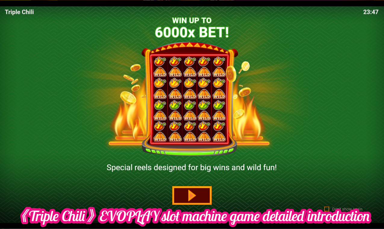 《Triple Chili》EVOPLAY slot machine game detailed introduction
