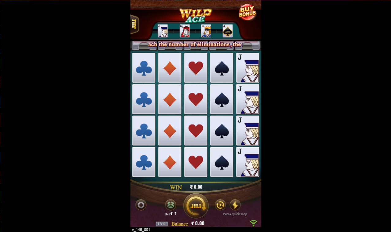 《Wild Ace》JILI slot machine game detailed introduction