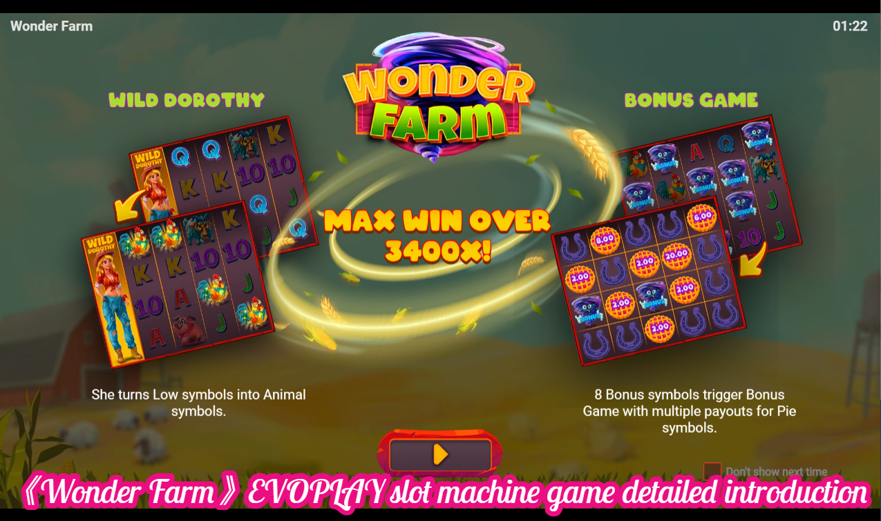 《Wonder Farm》EVOPLAY slot machine game detailed introduction